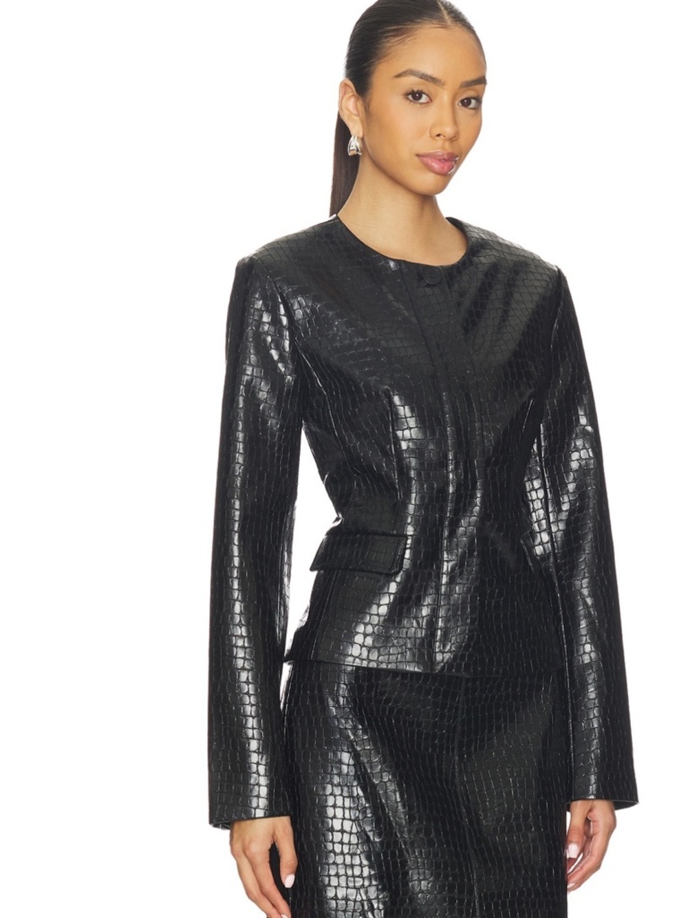 L’academie Alisson Jacket in Black - Picture 3 of 9